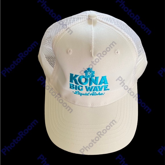 New- Kona Big Wave White, Adjustable Hat - Picture 1 of 4